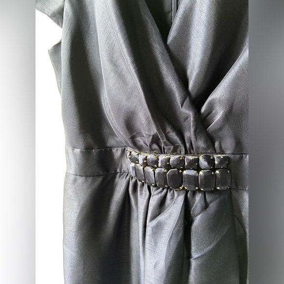 Just Taylor Navy blue embellished dress - Picture 3 of 4